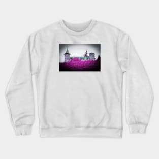 Castle & Vines / Swiss Artwork Photography Crewneck Sweatshirt